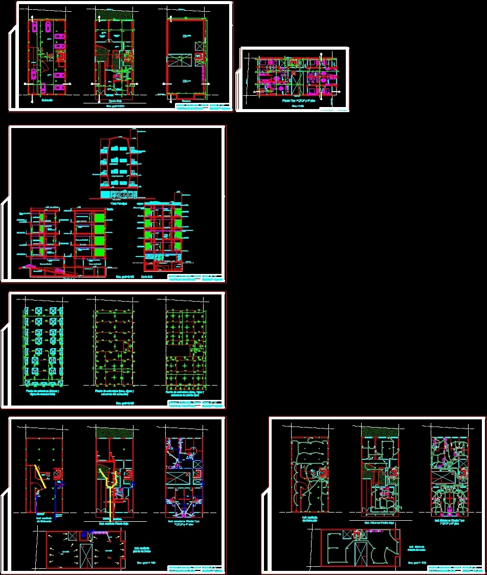 Building Project DWG Full Project for AutoCAD • Designs CAD