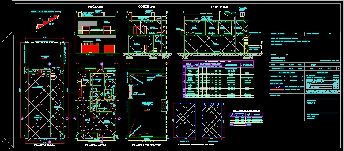 Commercial And Housing Plan DWG Plan for AutoCAD • Designs CAD