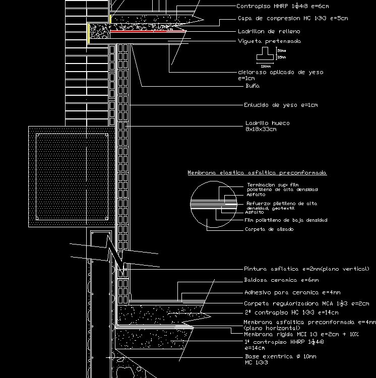 Concrete - Abutment Wall DWG Detail for AutoCAD • Designs CAD