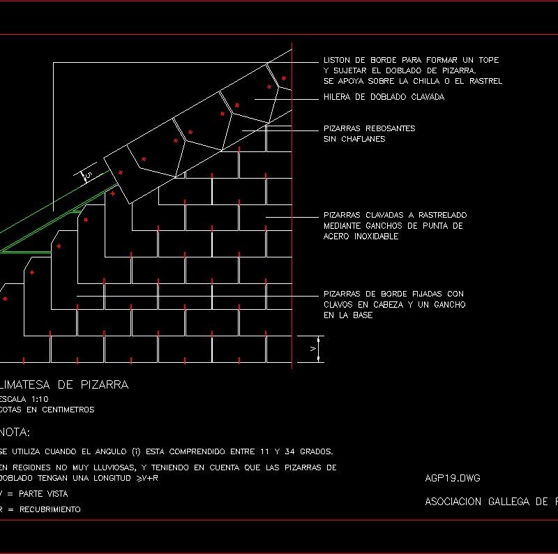 Covered With Slate DWG Block for AutoCAD • Designs CAD