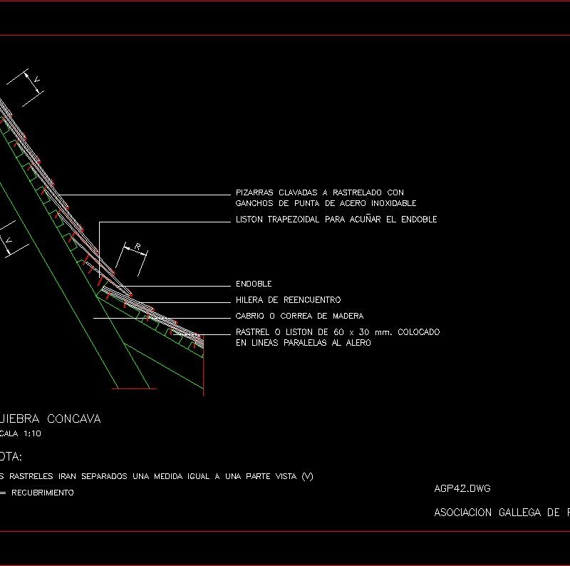 Covered With Slate DWG Block for AutoCAD • Designs CAD