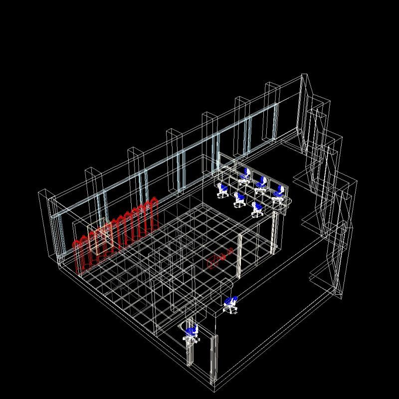 Data Center 3D DWG Model for AutoCAD • Designs CAD