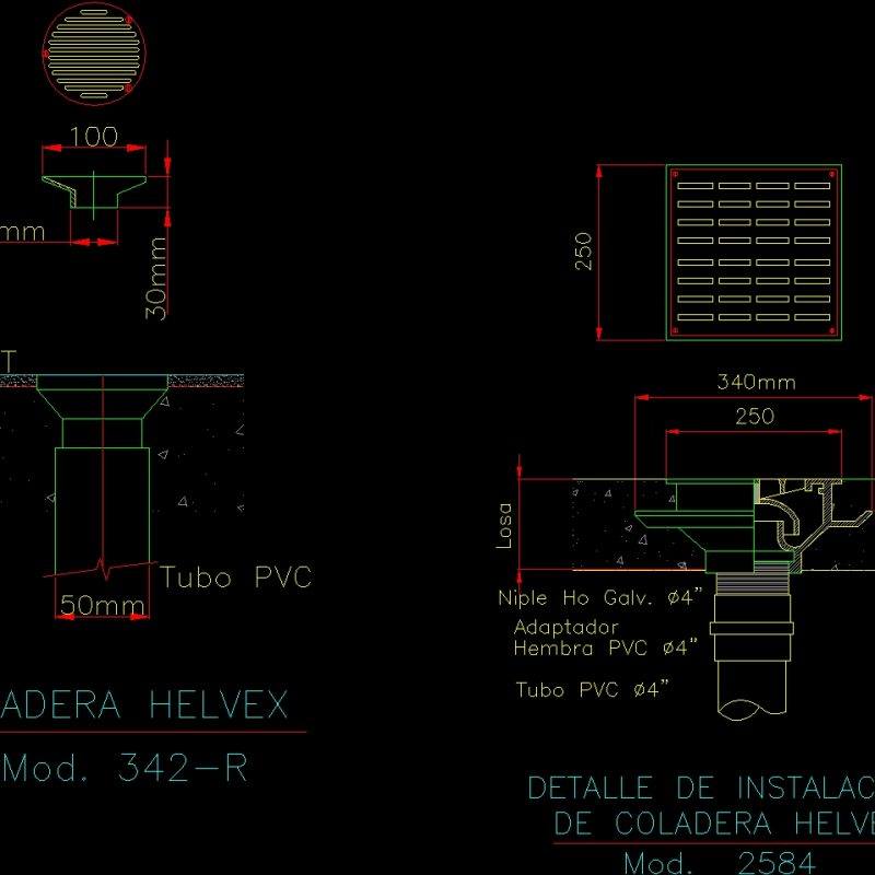 Detail Strainer DWG Detail for AutoCAD • Designs CAD