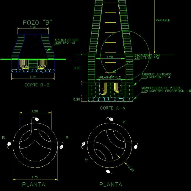 Details Manhole Drainage DWG Detail for AutoCAD • Designs CAD