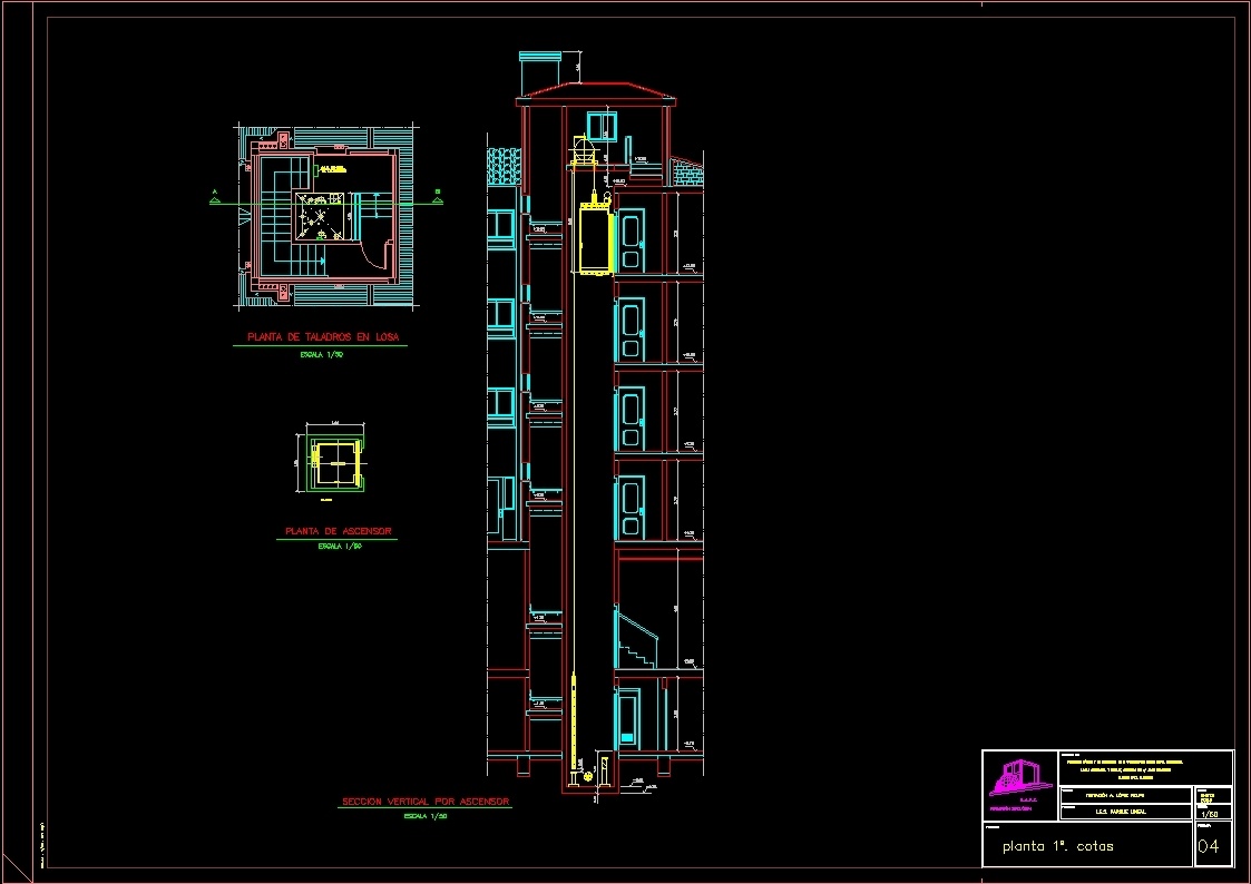 Elevator Detail DWG Section for AutoCAD • Designs CAD