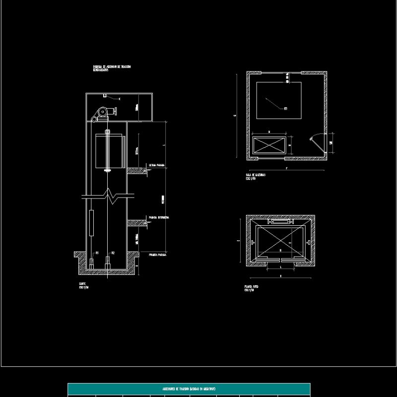 Elevators 1 DWG Model for AutoCAD • Designs CAD