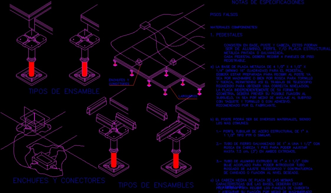 Floating Floor DWG Detail For AutoCAD DesignsCAD