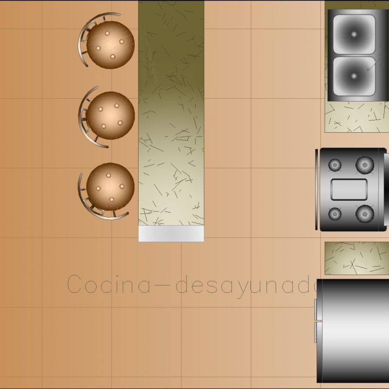 Furniture Kitchen - Blocks DWG Plan for AutoCAD • Designs CAD