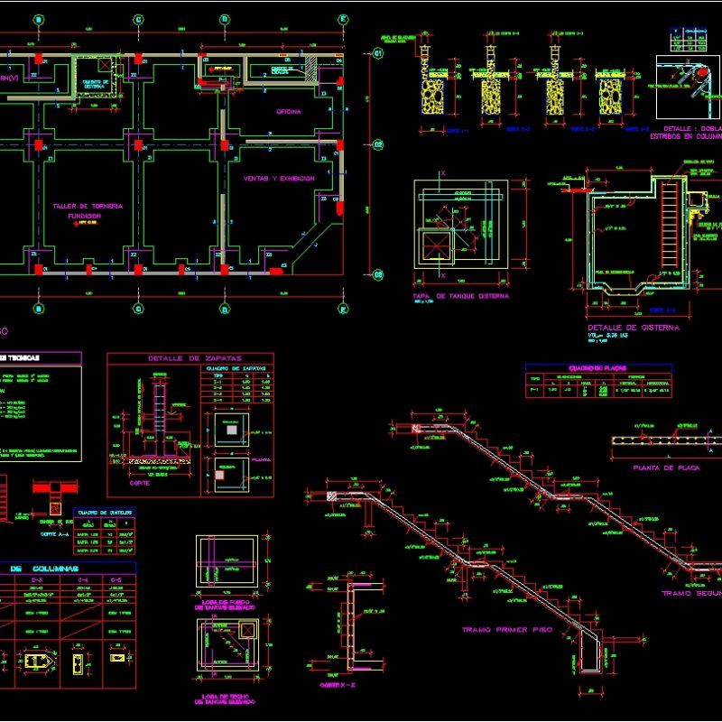 House Seismic Structures DWG Detail for AutoCAD • Designs CAD