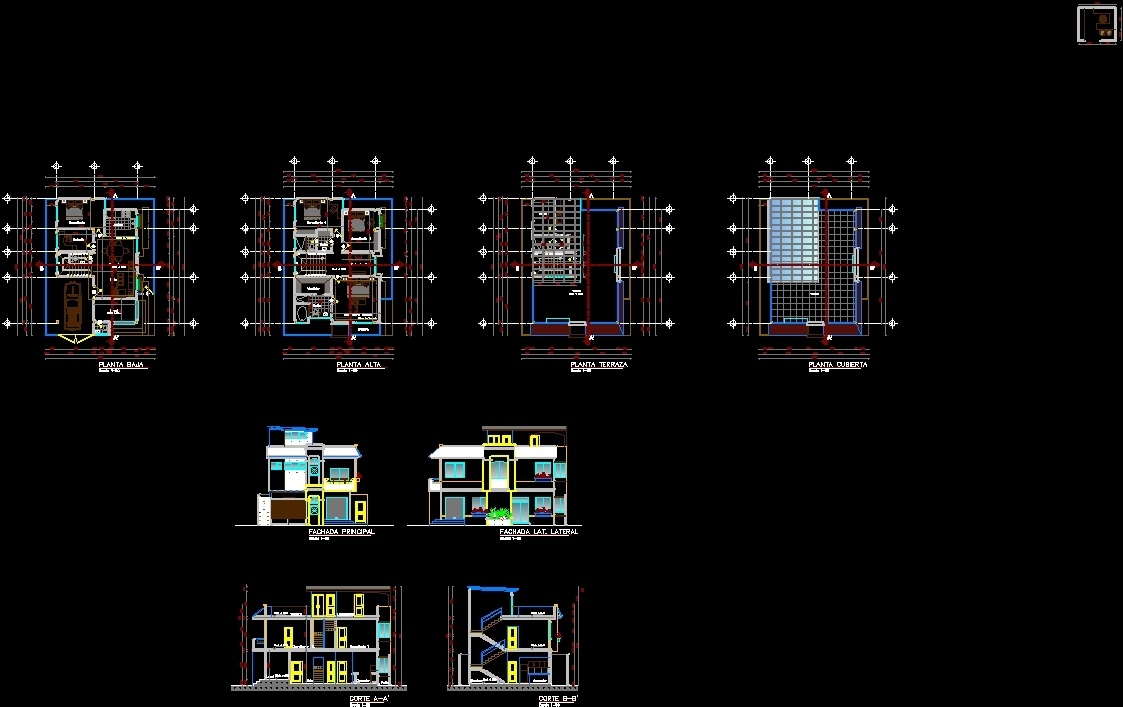 Проект деревянного дома dwg