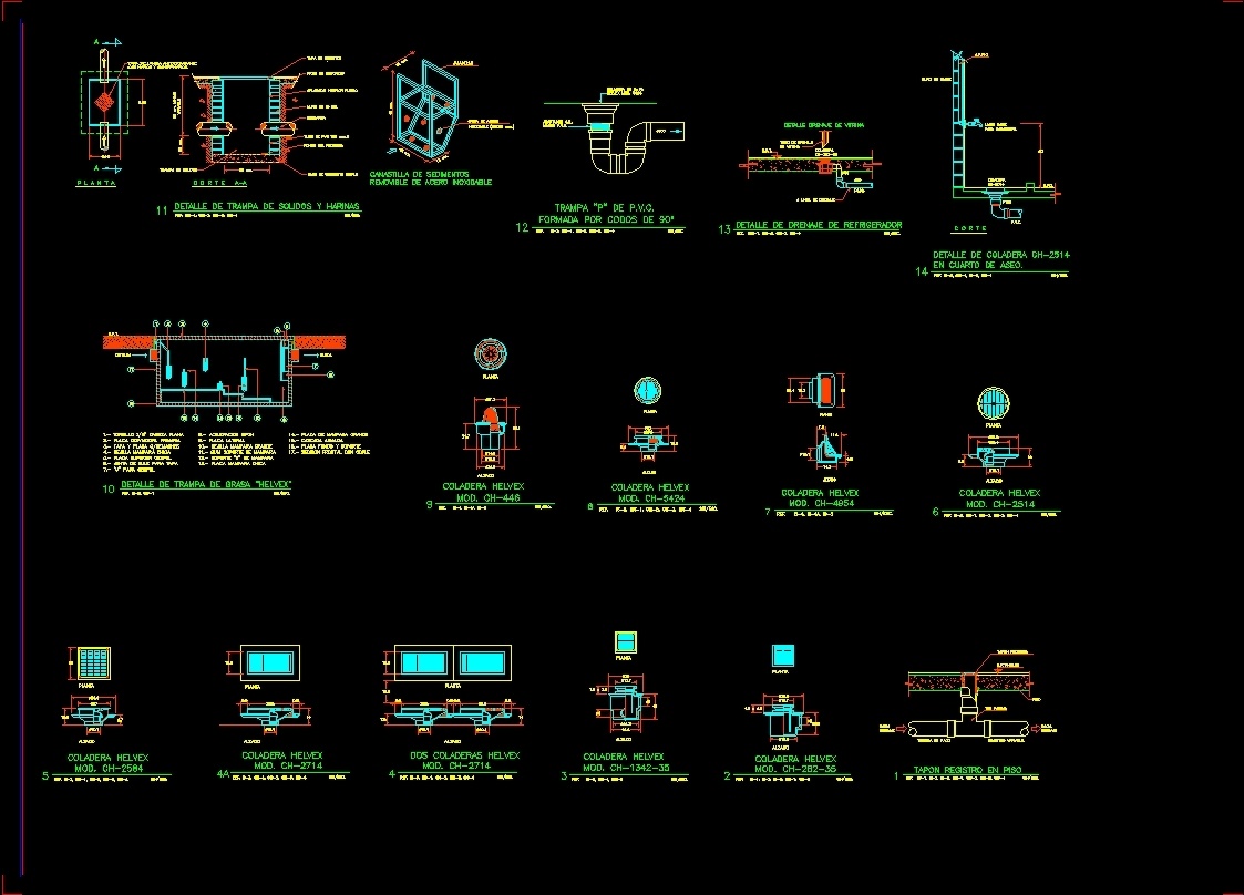 Inspection Boxes DWG Detail for AutoCAD • Designs CAD