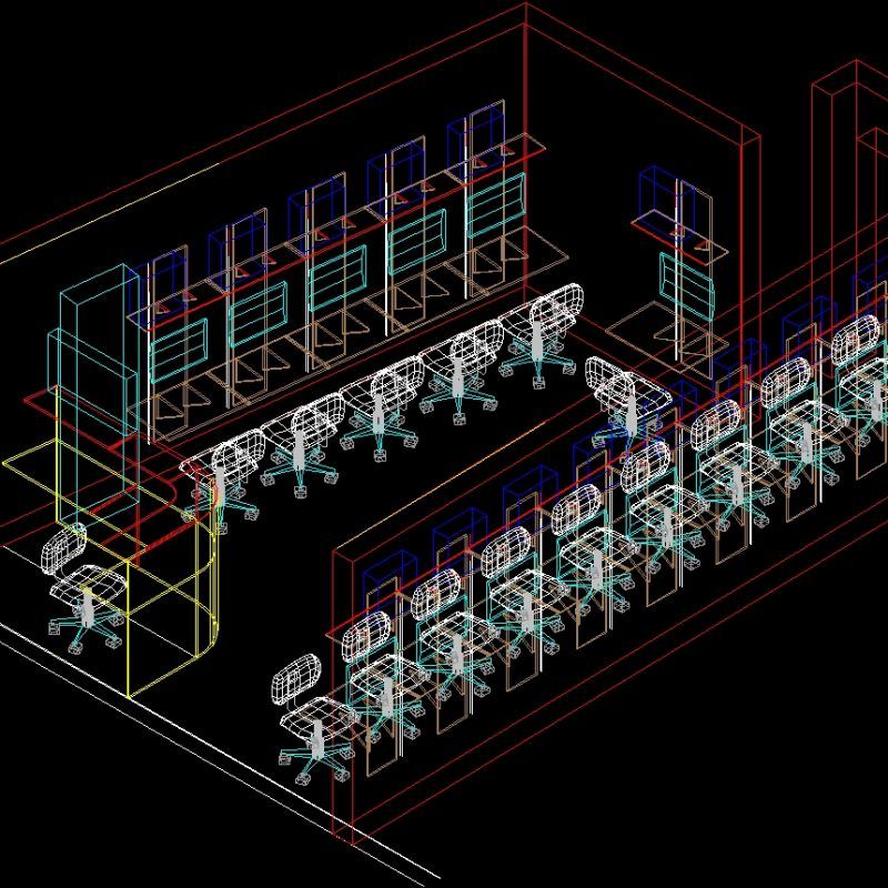 Internet Booth 3D DWG Model for AutoCAD • Designs CAD