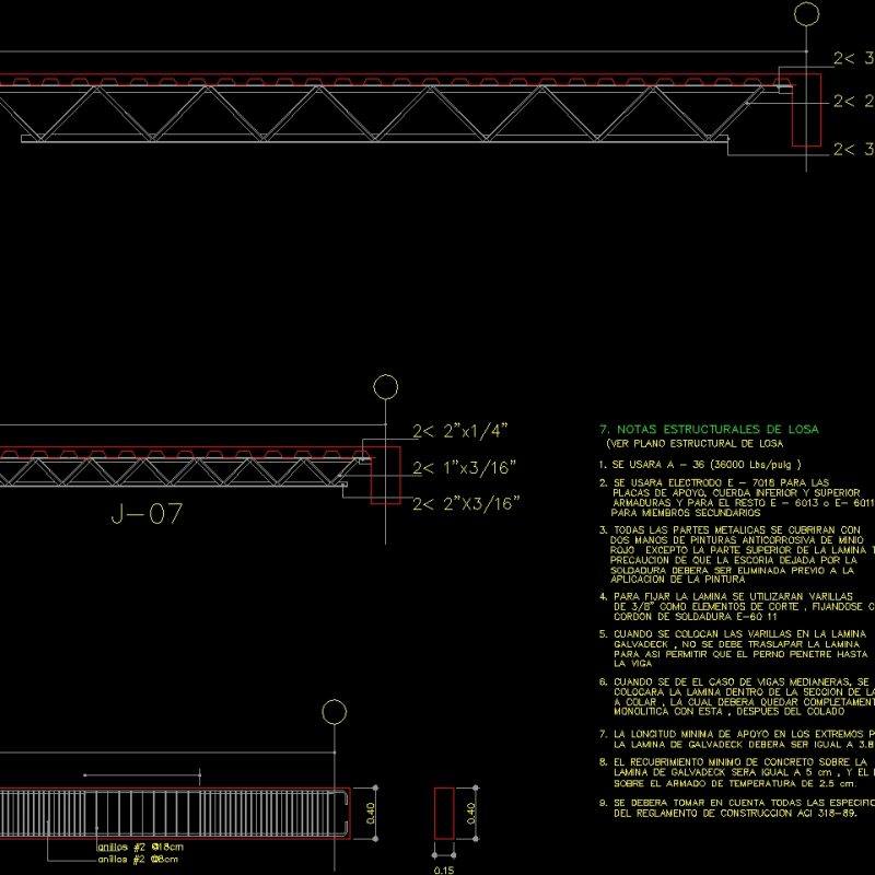 Joists And Nerves DWG Block for AutoCAD • Designs CAD