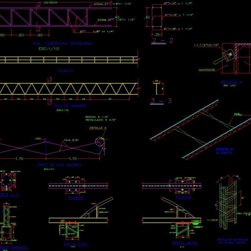 Metalic Roof - Details DWG Detail for AutoCAD • Designs CAD