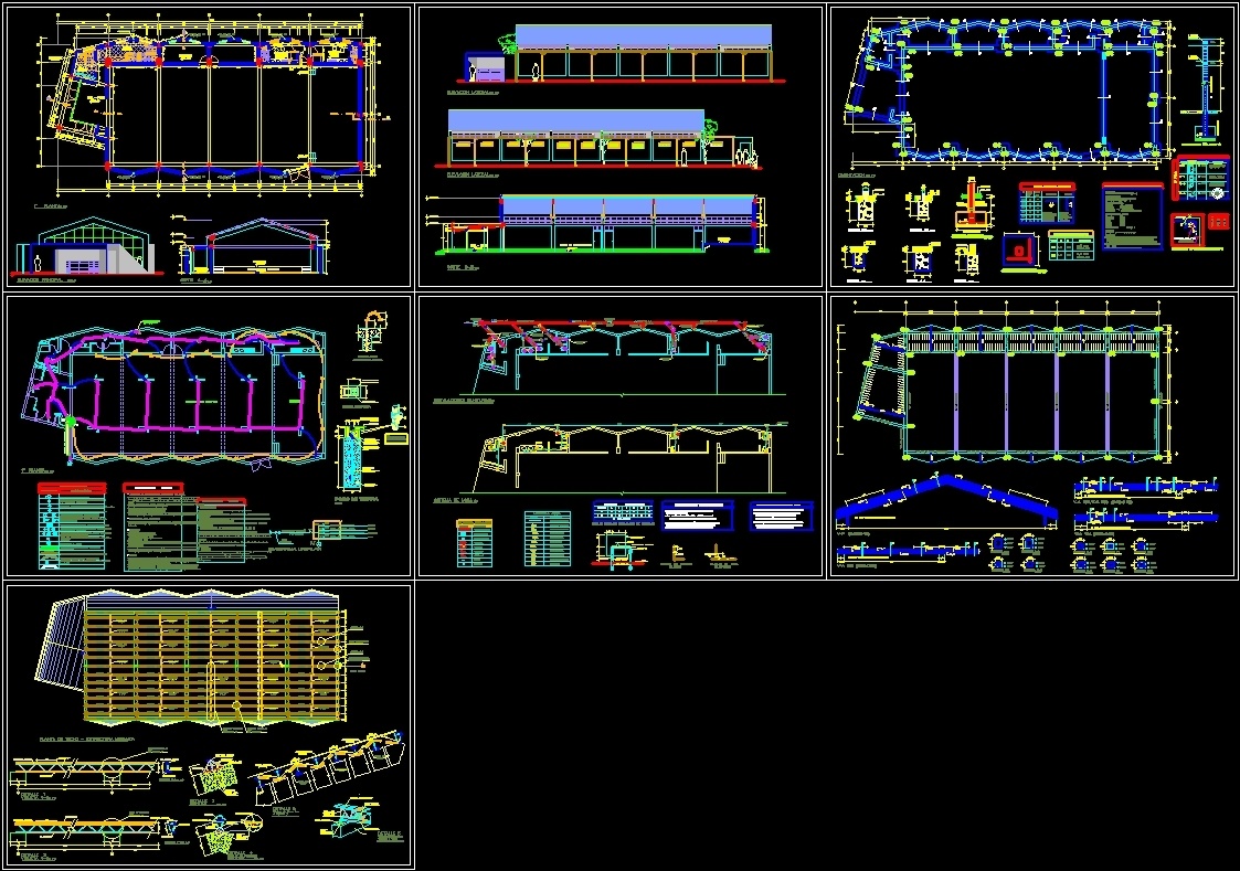 Project full. Exhibition Hall dwg.