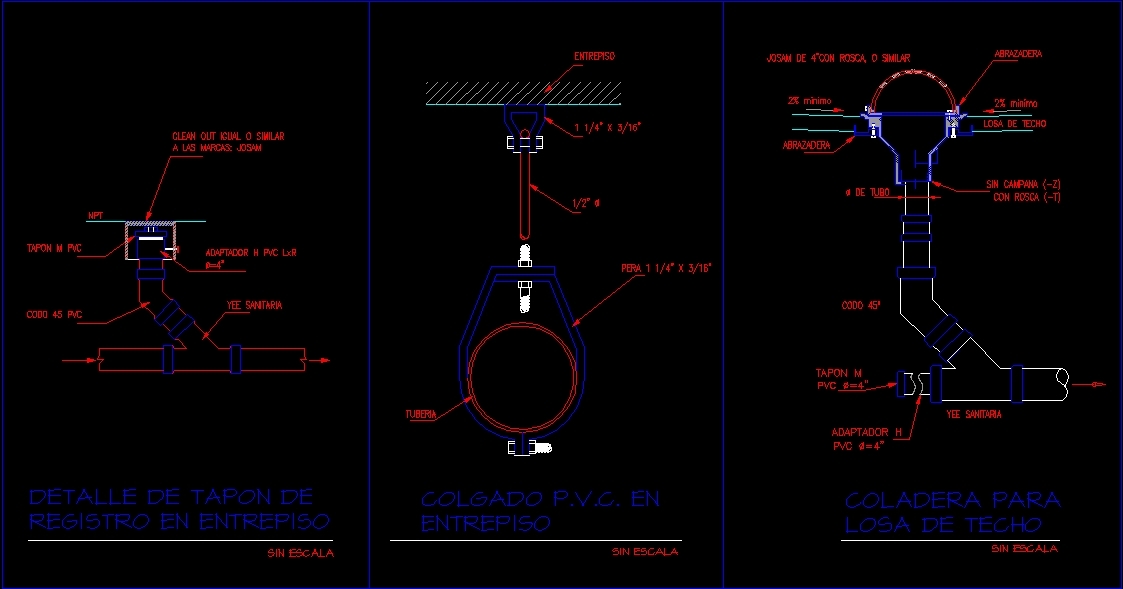 Plumbing Details DWG Detail for AutoCAD • Designs CAD