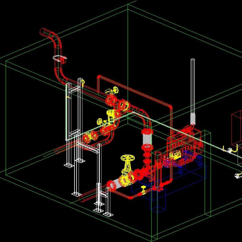 Pumping Room DWG Block for AutoCAD • Designs CAD