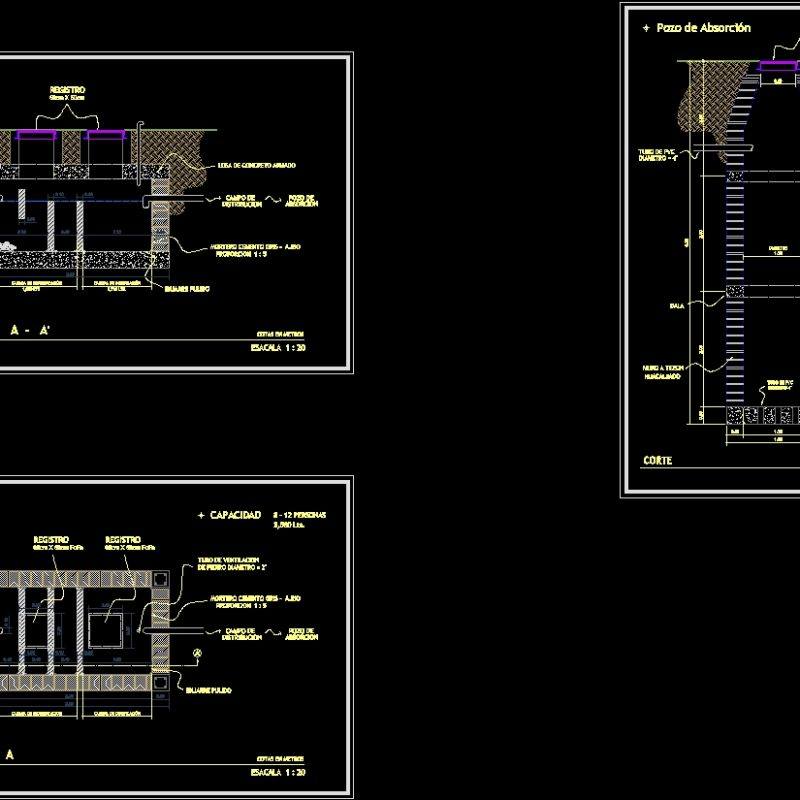 Septic Tank Details DWG Detail for AutoCAD • Designs CAD