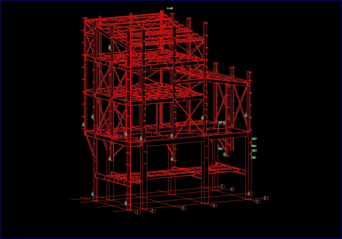 autocad structural steel