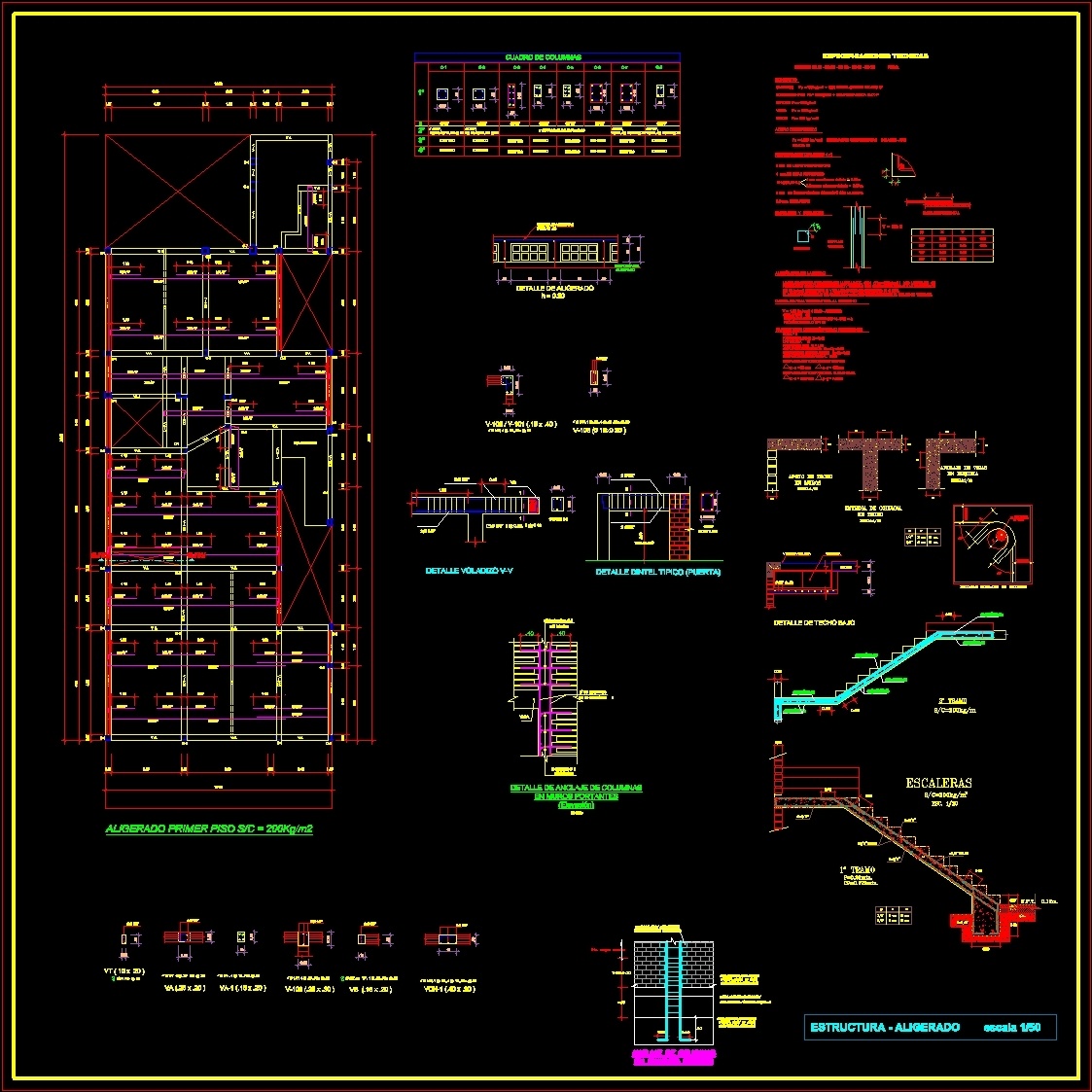 Structures Of Unloaded Roof DWG Block for AutoCAD • Designs CAD