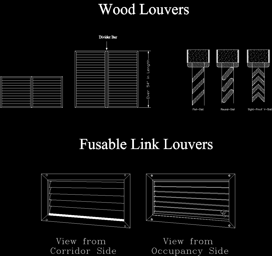 Wooden Louvers