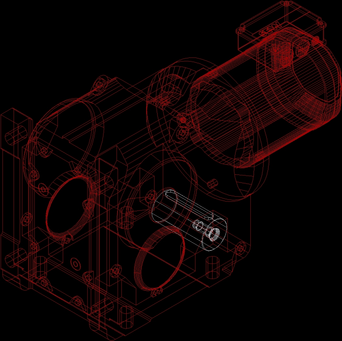 14 Rpm Gear Motor 3D DWG Model for AutoCAD • Designs CAD