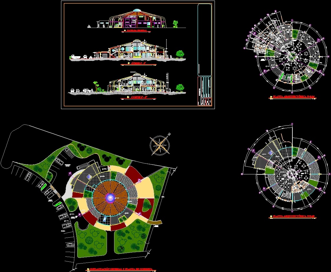 cad features model 5.5.b DWG 2 With Storey for AutoCAD Terraces Dining Block Room