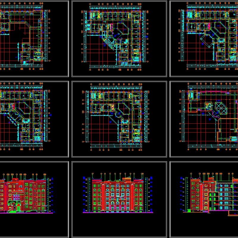 Administration Building DWG Plan for AutoCAD • Designs CAD