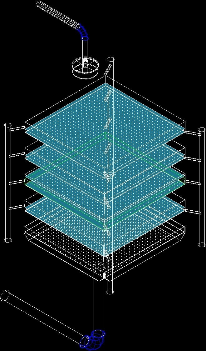 Aerator Perforated Tray DWG Block for AutoCAD • Designs CAD