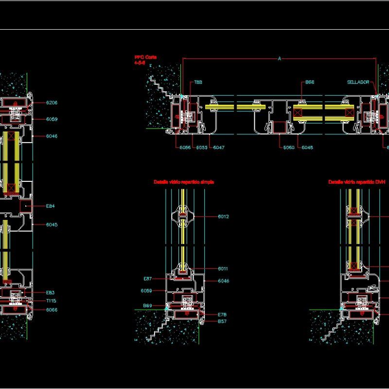 Aluminium Carpentry DWG Block for AutoCAD • Designs CAD