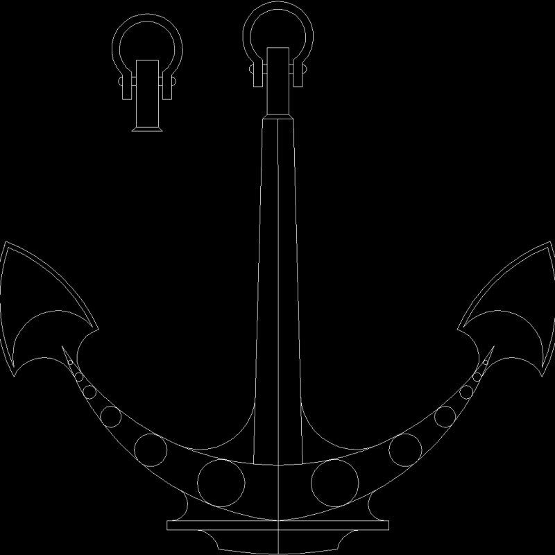 Anchor DWG Block for AutoCAD • Designs CAD