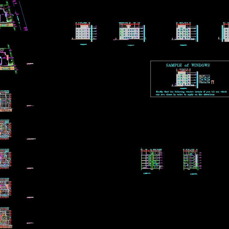 Apartment Building DWG Block for AutoCAD • Designs CAD