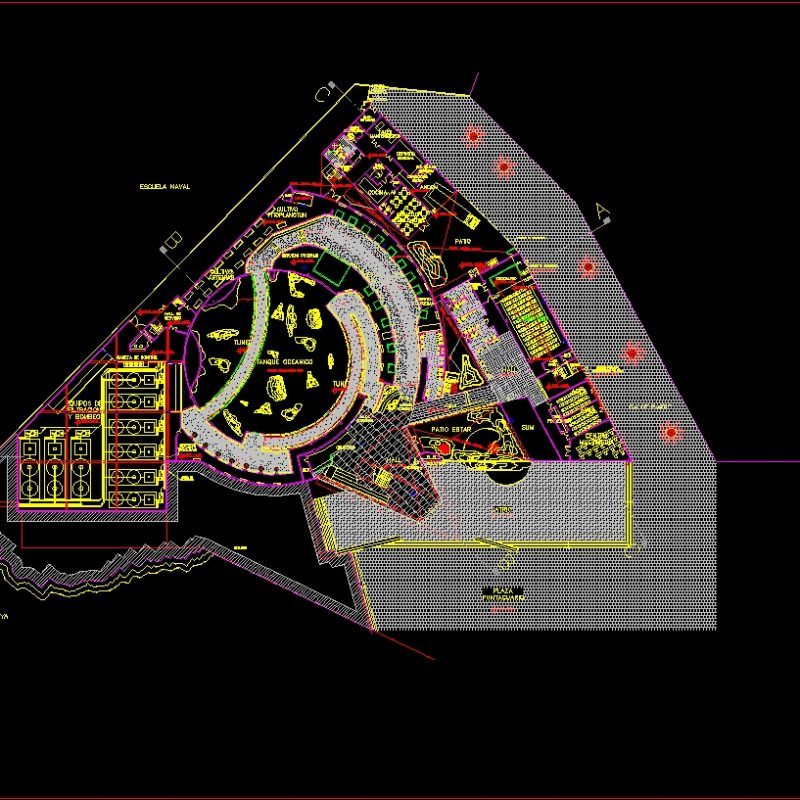 Aquarium DWG Block for AutoCAD • Designs CAD