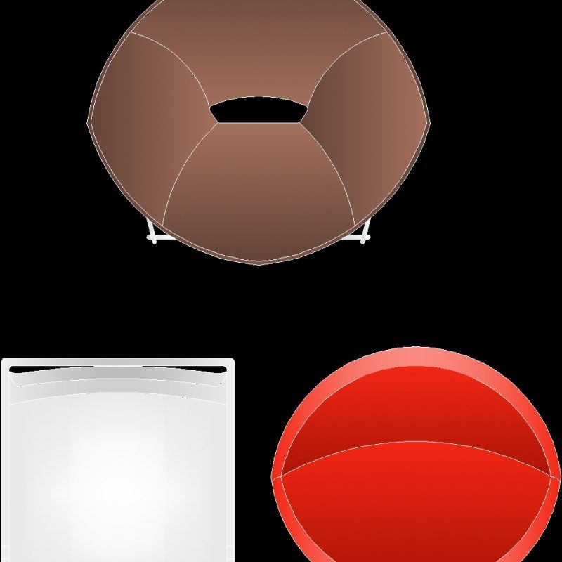 Armchair DWG Block for AutoCAD • Designs CAD