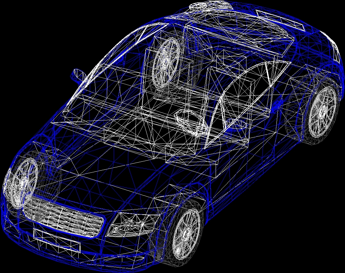 Audi Tt Coupe 3D DWG Model for AutoCAD • Designs CAD