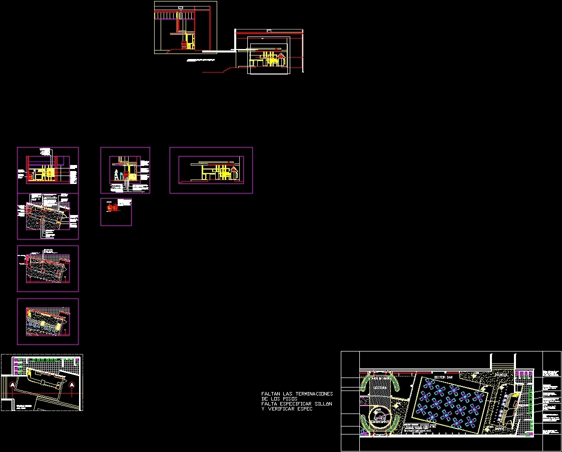 Bar Cad Block