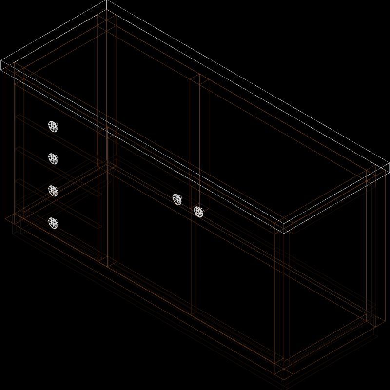 Bathroom Cabinet DWG Block for AutoCAD • Designs CAD