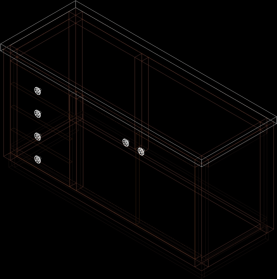 Bathroom Cabinet DWG Block for AutoCAD • Designs CAD