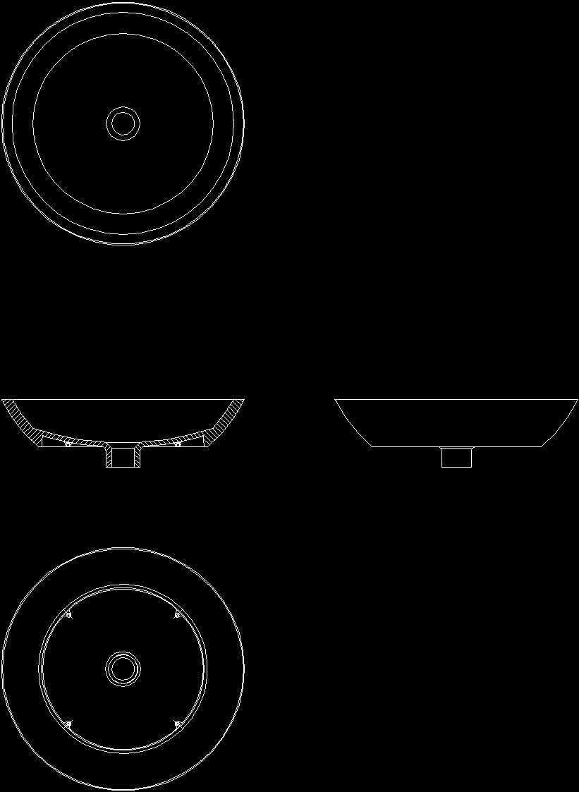 Bathroom Sink DWG Block for AutoCAD • Designs CAD