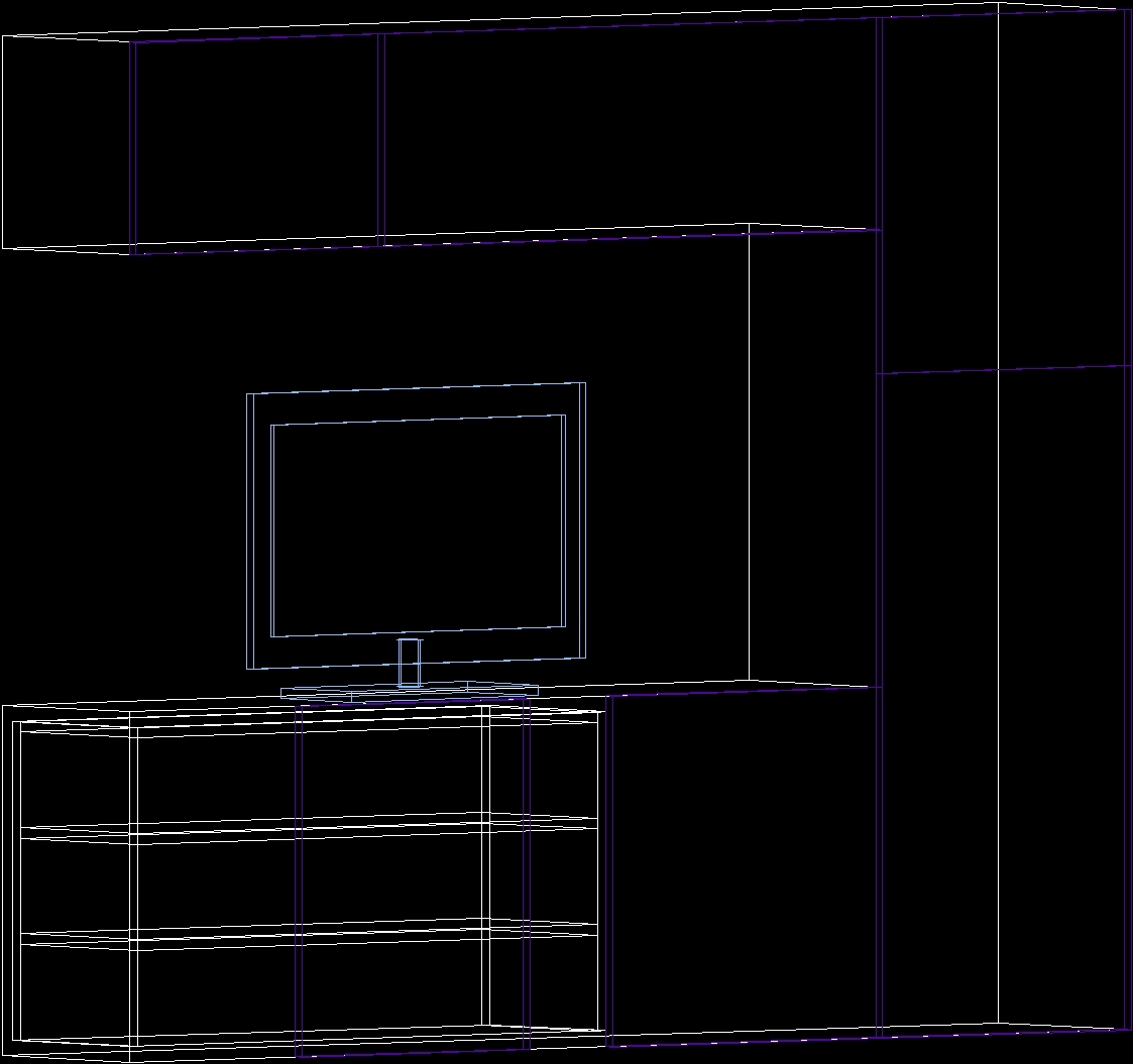 Bedroom Furniture For Tele 3D DWG Model for AutoCAD • Designs CAD