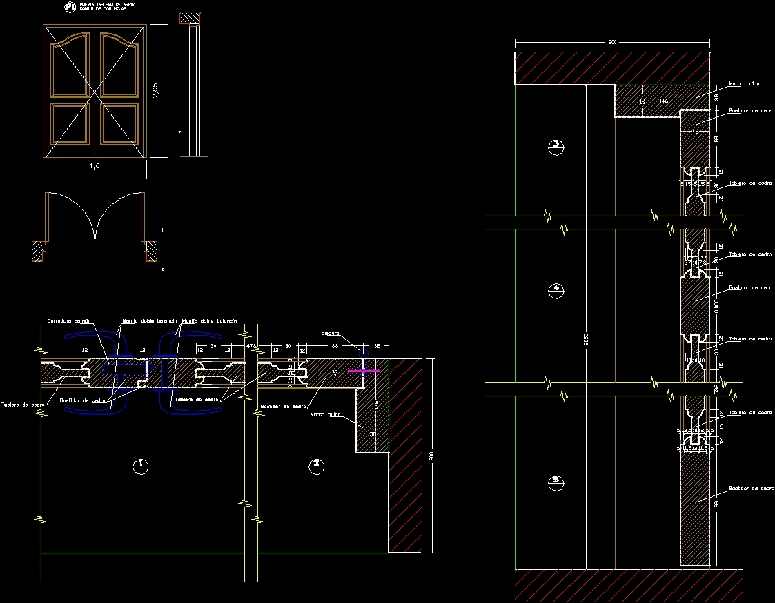 Bifold Door DWG Detail for AutoCAD  Designs CAD