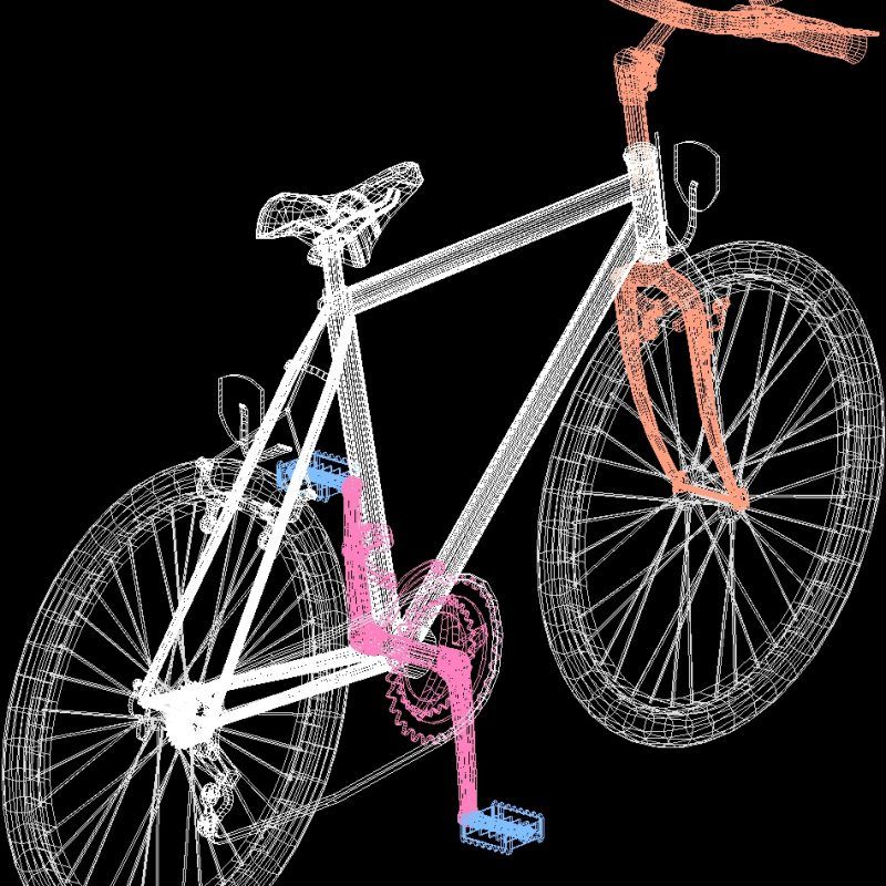 Bike 3D DWG Model for AutoCAD • Designs CAD