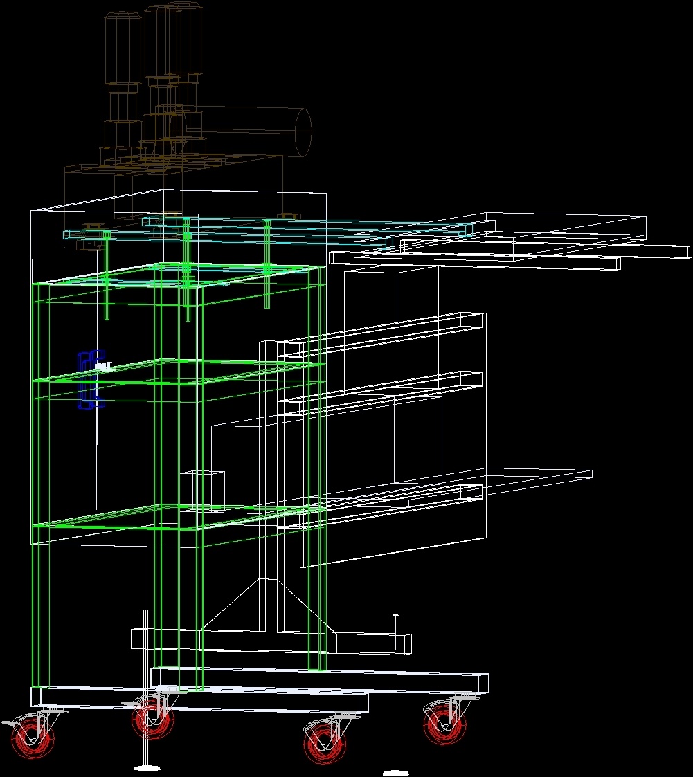 trolley drawing autocad