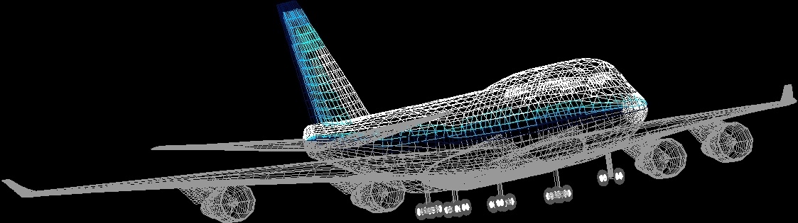 Boeing 747-400 DWG Block For AutoCAD • Designs CAD