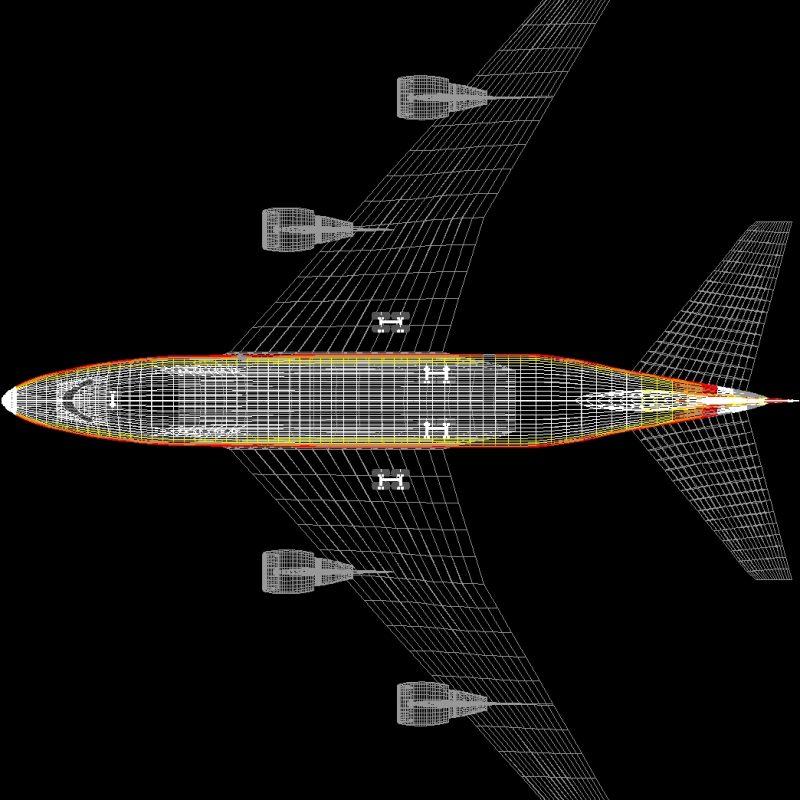 Boeing 747 Airplane DWG Plan For AutoCAD • Designs CAD