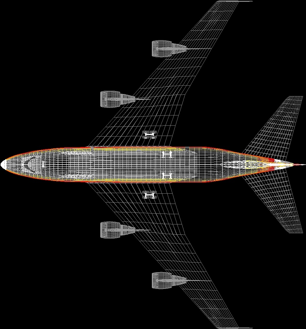 Boeing 747 Airplane DWG Plan for AutoCAD • Designs CAD