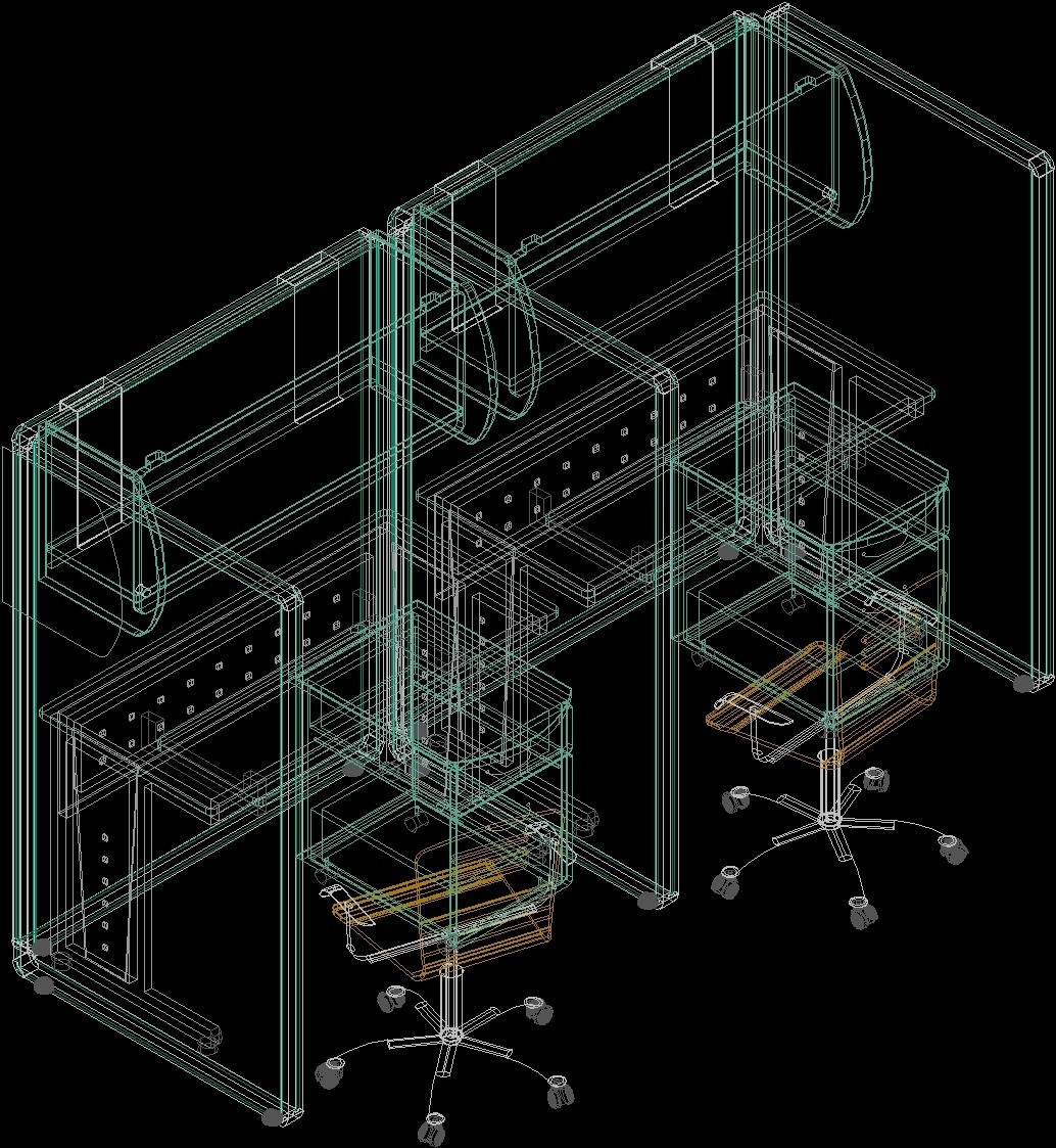 Boxfor Computers DWG Block for AutoCAD • Designs CAD