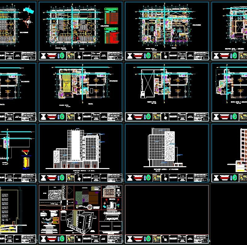 Building Financial DWG Full Project for AutoCAD • Designs CAD