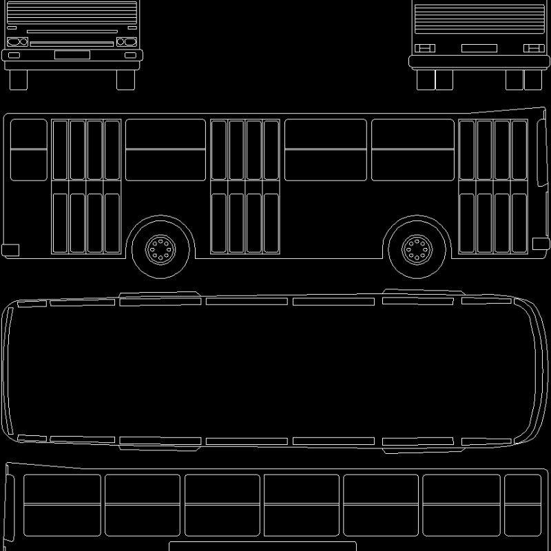 Buses DWG Plan For AutoCAD • Designs CAD