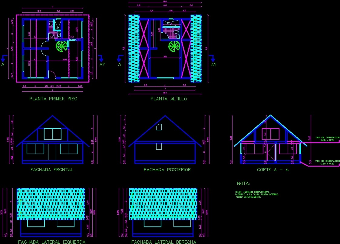 Проект деревянного дома dwg